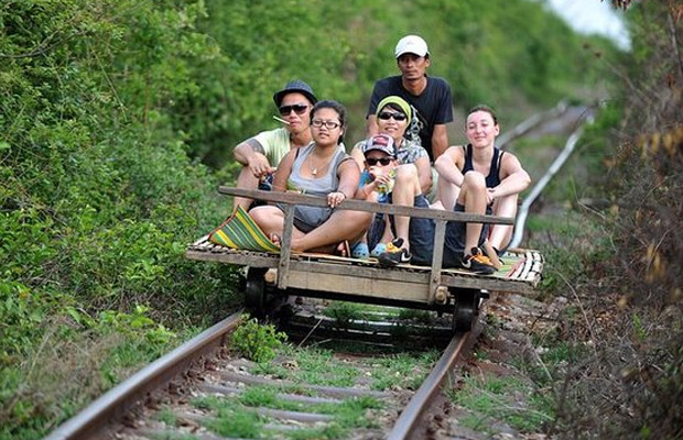 Bamboo Train Rides